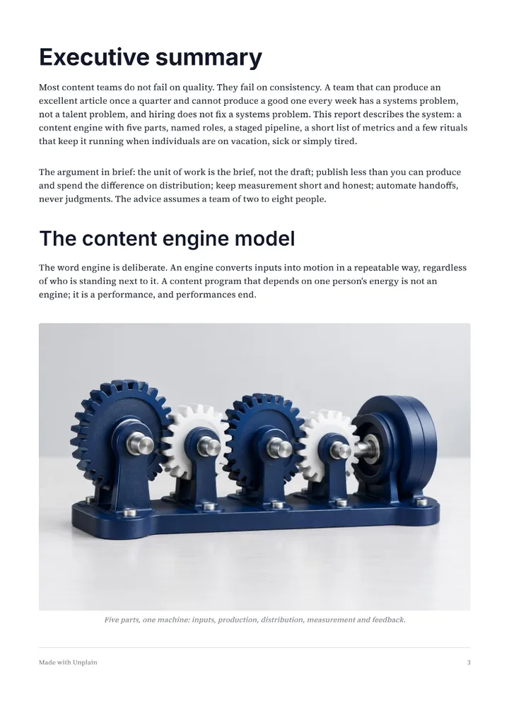 Page 3 of The Content Engine.